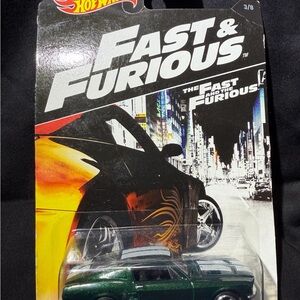 Hot Wheels Fast & Furious Green Toy Car